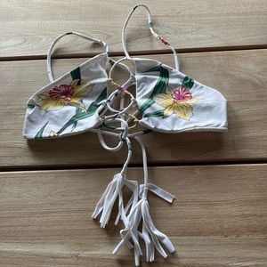 Indah cross front bikini top